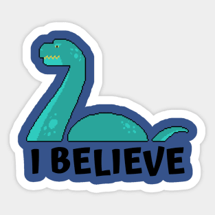 I Believe in Loch Ness Sticker
